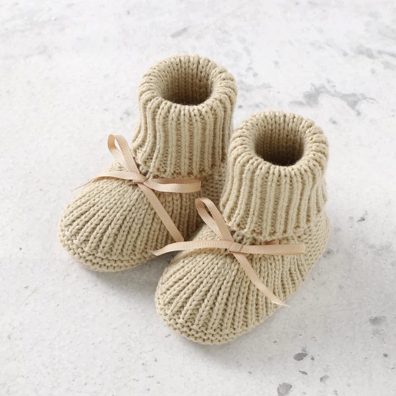 Chausson pour bebe en tricot