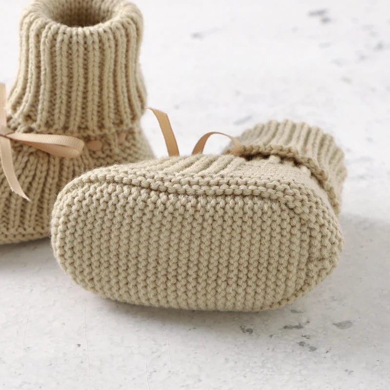 Chausson pour bebe en tricot