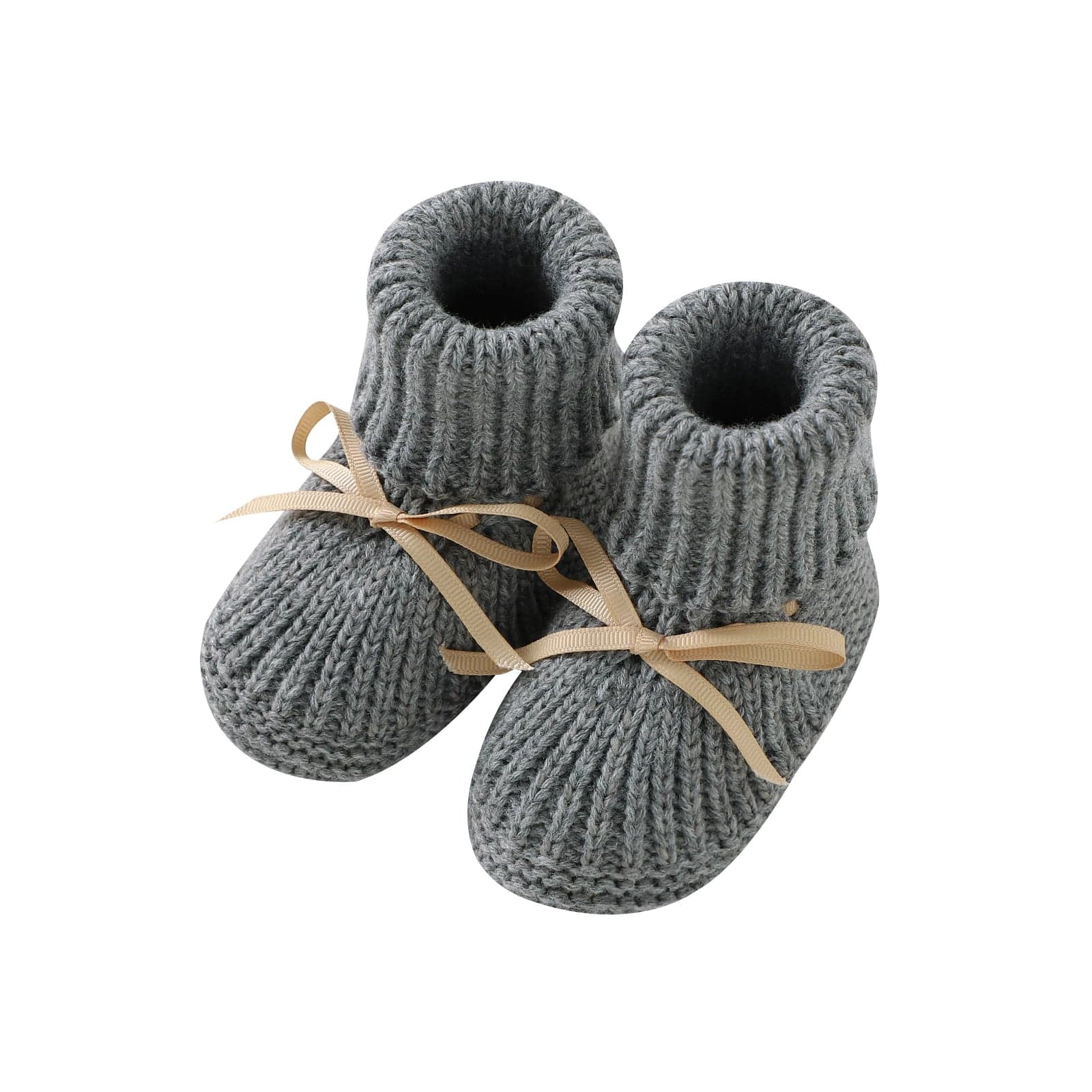 Chausson pour bebe en tricot Gris / 0-3M