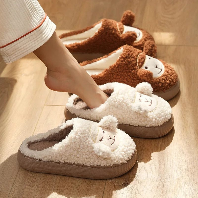 Chaussons femme mouton