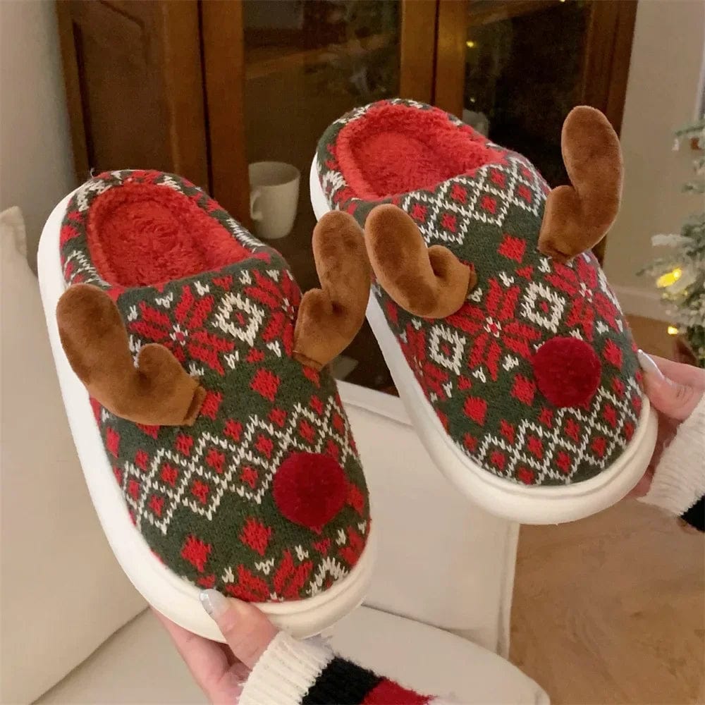 Chaussons noël femme