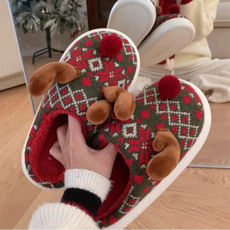 Chaussons noël femme