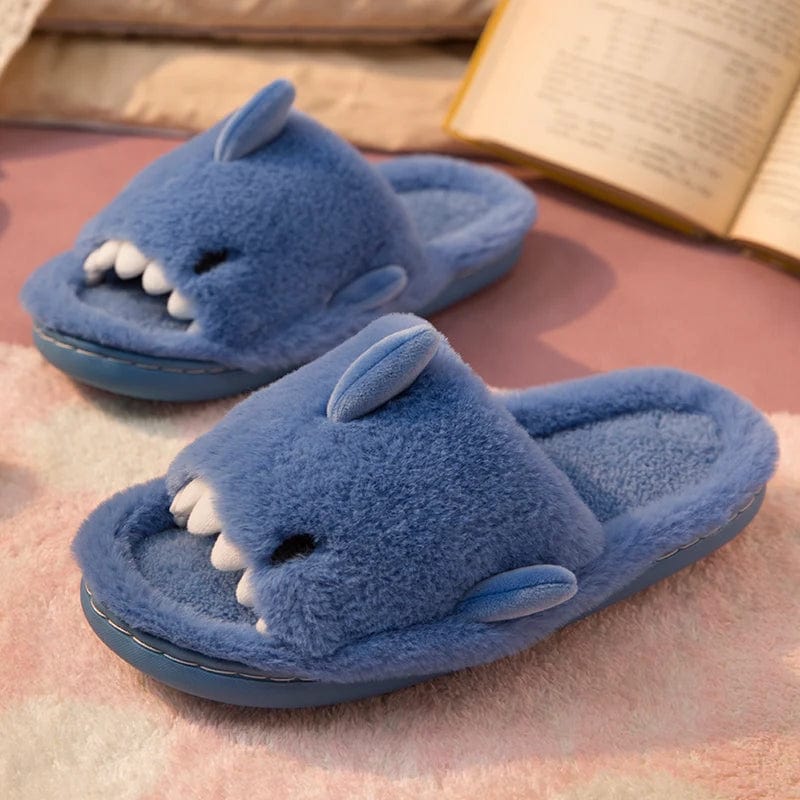 Chaussons requin homme Bleu / 36-37