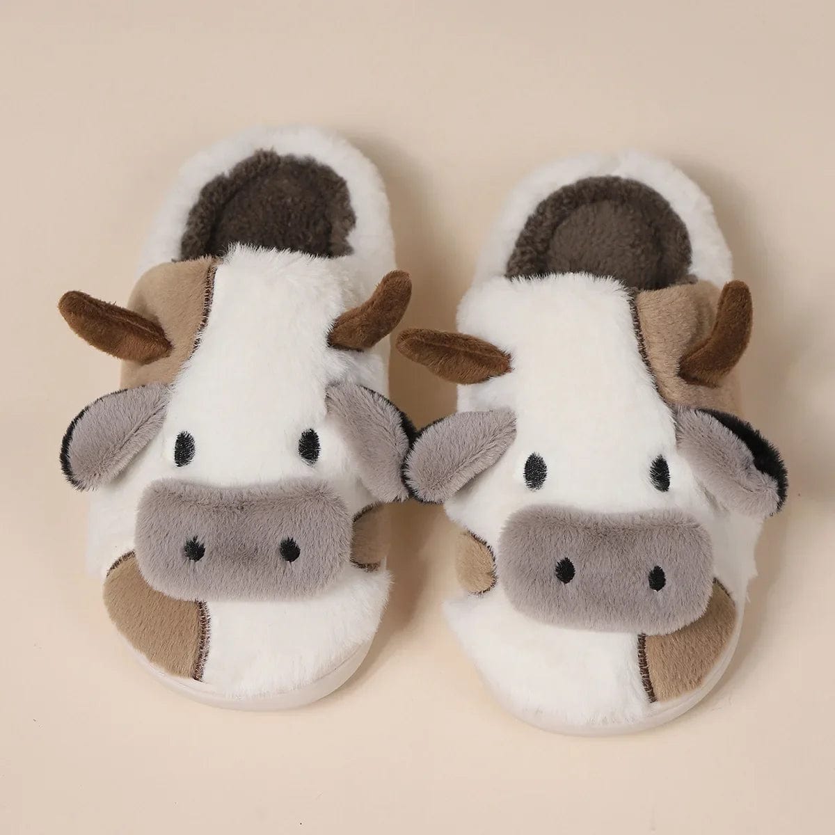  Chaussons vaches Gris / 36-37